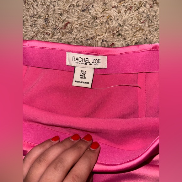 Hot pink Rachel Zoe skirt silky Maxi size 2 🩷 - Picture 5 of 5